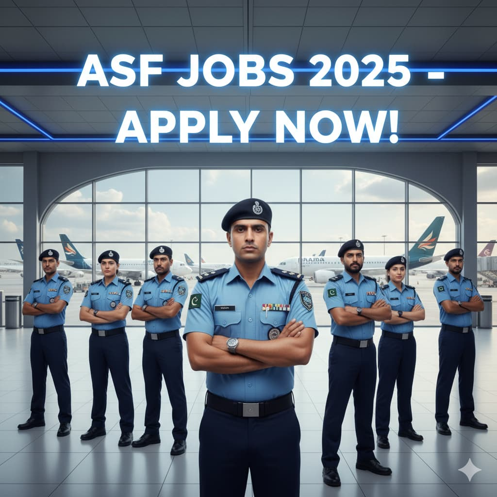 apply online for airport security force asf jobs 2025 at joinasf.gov.pk