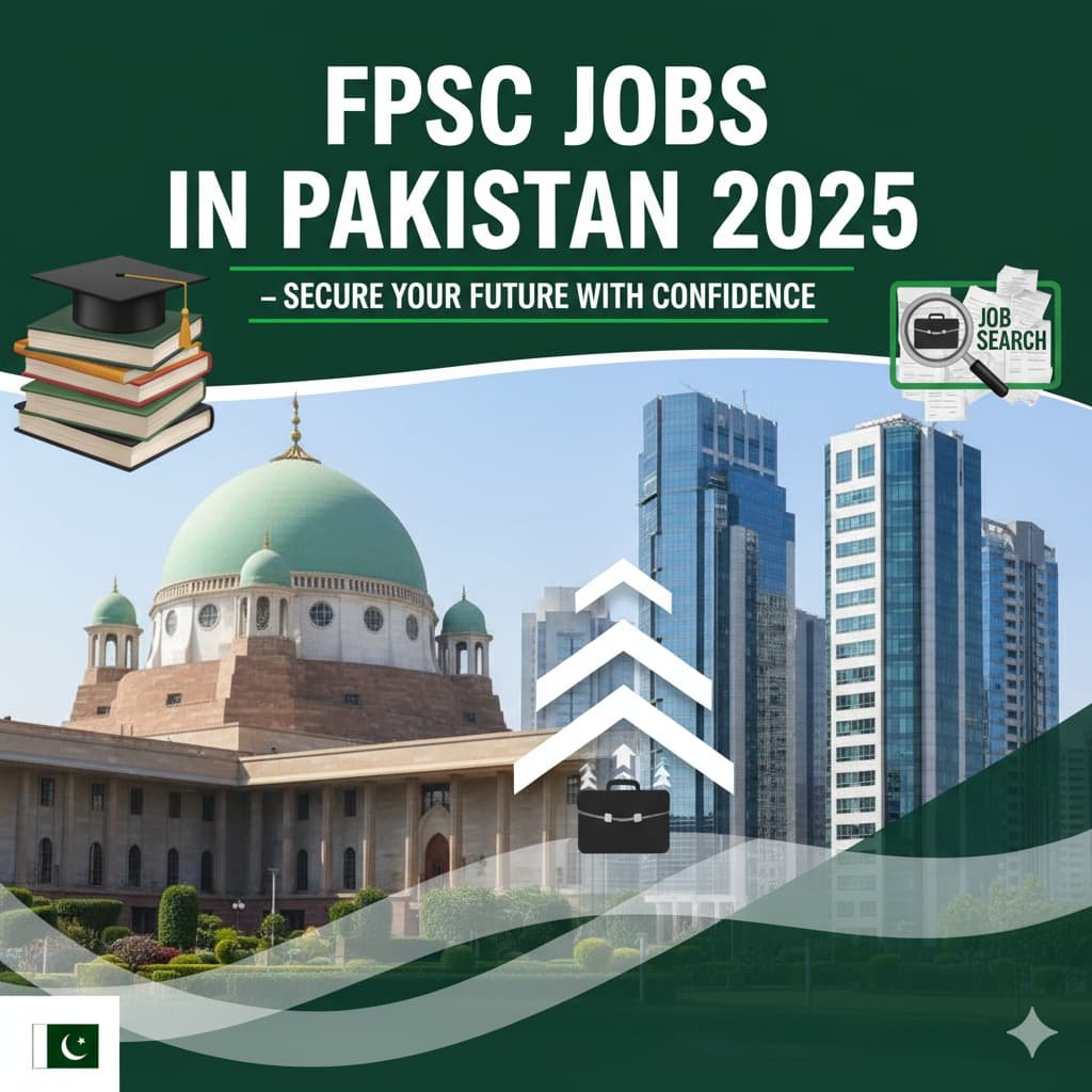 FPSC Jobs in Pakistan 2025 online apply guide with vacancies, eligibility criteria, and career opportunities.