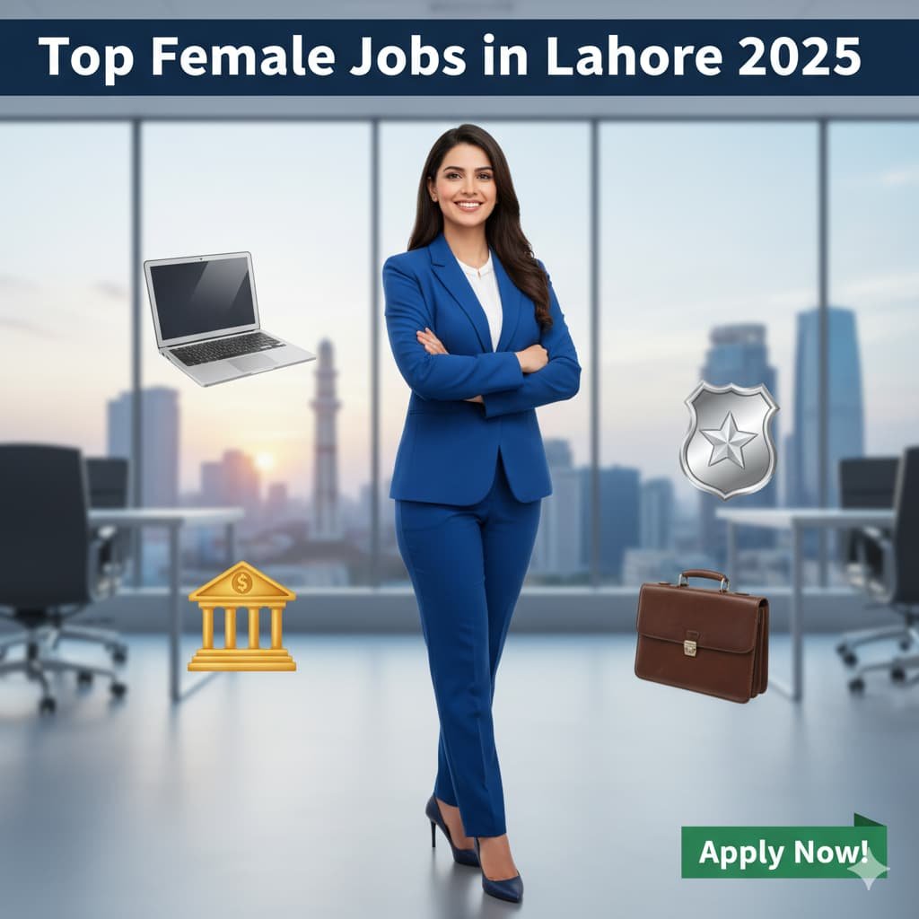 latest and most powerful female jobs in Lahore 2025. Find government, private, and remote roles for women.