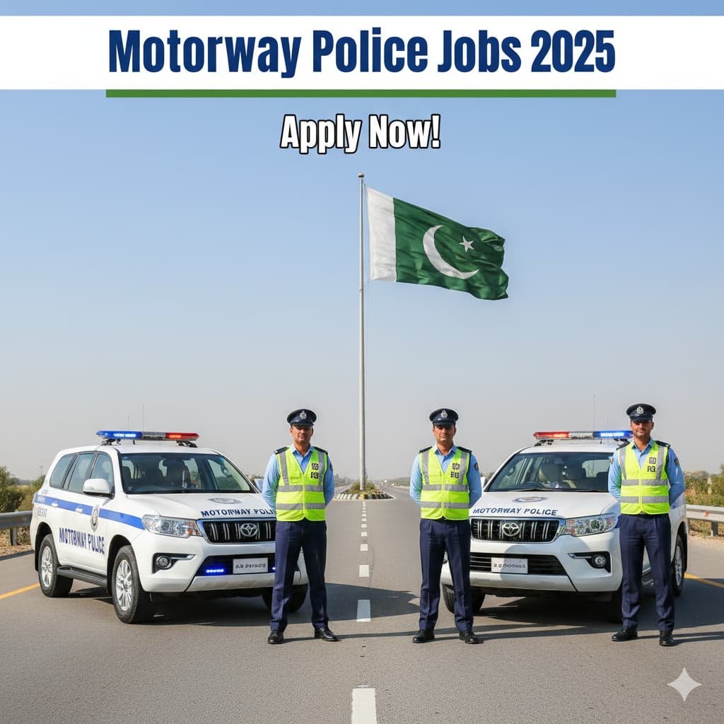 motorway police jobs 2025 apply online in Pakistan