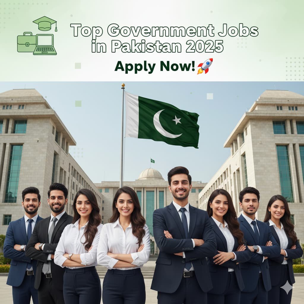 Top Jobs Pakistan Government 2025 for job seekers – latest updates, eligibility, and application guide for government careers.