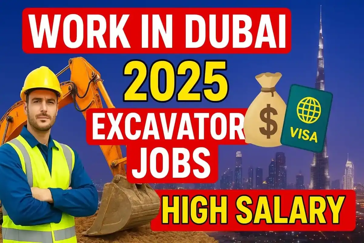 Excavator Operator Jobs in Dubai,